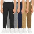 thumbnail image 4 of 2-Pack Boy’s Super Stretch Cotton Cargo Pants – Comfortable & Functional Fit, 4 of 5