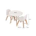 thumbnail image 2 of Mesa Circular Berlin - 2 Sillas Frankfurt (Blanco), 2 of 2