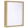 thumbnail image 1 of Unique Bargains 8x10 Shadow Box Frame Wooden Dried Flower Photo Frame Floating Photo Frame Natural Color, 1 of 7