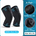 thumbnail image 1 of Bamboohart 1 Pcs Compression Knee Support Sleeve Elastic Breathable Knee Pads Brace Springs Gym Sports Protector Basketball Volleyball Run, 1 of 9