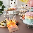 thumbnail image 5 of DIY 3D Pop Up Birthday Card with Fireworks Cake, LED Lights & Music - Elegant Black and Gold Greeting Card for Women, Men, Grandma, Mom, Kids, Dad - Unique Birthday Gift for All Ages, 5 of 5
