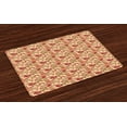 thumbnail image 1 of Ambesonne Nature Place Mats Set of 4, Berries Autumn Leaves, Standard Size, Multicolor, 1 of 4
