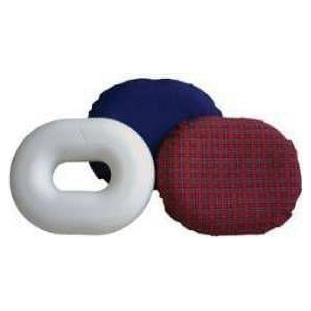 Rose Seat Cushion Donut Pillow and Chair Pillow for Tailbone Pain Relief, Hemorrhoids, Prostate, Pregnancy, Post Natal, Pressure Relief and Surgery, 18 x 15 x 3, Navy