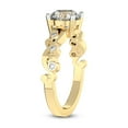thumbnail image 4 of Round Shape 3 Carat IGI Certified Lab Grown Diamond Ring | 14K Yellow Gold |Catrina Cutwork Lab Diamond Engagement Ring | FG-VS1-VS2 Quality Friendly Diamonds, 4 of 5