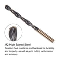 thumbnail image 4 of Uxcell 24pcs Brocas Jobber 6mm (0.236") Recubiertas de Nitruro Negro y Titanio Dorado Acero de Alta Velocidad M2 (HSS) Brocas de Torsión con Vástago Recto, 4 of 5
