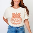 thumbnail image 3 of Pumpkin Doily Coquette - Garment Dyed Tee, 3 of 7