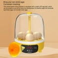 thumbnail image 3 of 7W 4 Huevos Incubadora Con Volteador, Control De Temperatura Humedad USB Mini Incubadora De Aves Para Incubar Huevos De Pollo Codorniz Pato, Vista 360 Máquina Incubadora De Aves, 3 of 8