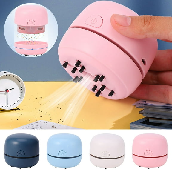 Back to School Supplies Gifts Skegnu Desktop Vacuum Cleaner,Student Electric Eraser,Chip Cleaning Tool,Mini Wireless Handheld Keyboard,Vacuum Cleaner on Clearance