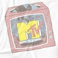 thumbnail image 3 of MTV What'S On Tv Women's Boxy Cropped T-Shirt Casual Graphic Tee, 3 of 6