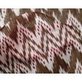thumbnail image 4 of oneOone Tissu Tabby en Soie Imprimé Chevron Ikat BTY 42 Pouces de Large, 4 of 4