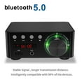 thumbnail image 2 of Mini Audio HiFi Bluetooth 5.0 Power Class D Amplifier Tpa3116 Digital Amp 50W*2 Home Audio Car Marine USB/AUX IN ,High Sound, 2 of 7