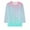 Blue A, variant on KBODIU Womens Plus Size T-Shirts Gradient Tie-Dye Print Casual Blouses Tops Oversized 3/4 Sleeve Round Neck Loose Fit Blouses Fall Clothes Basic Pullover