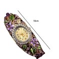 thumbnail image 2 of DESIGNICE 2026 New Watch for Men Women Bangle Crystal Flower Bracelet Quartz Watch Wristwatch for Daily Wear, Casual Outings, Parties, Special Occasions, Fashion Accessories., 2 of 7