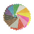 thumbnail image 1 of LJY 3/8" Round Dot Stickers Color Coding Labels, 12 Different Assorted Colors, 36 Sheets, 5940 Dots in Total, 1 of 4