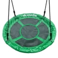 thumbnail image 1 of gobaplay Round Platform Tree Swing with Adjusting Polyethylene Rope, Green, 1 of 8