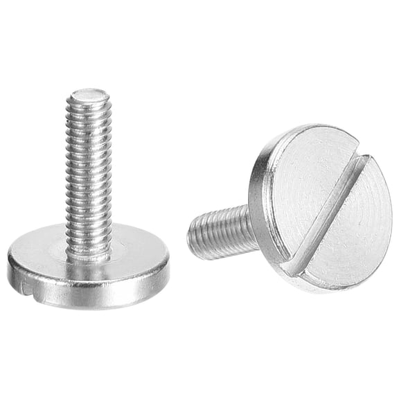 M4x14mm Slotted Round Large Flat Head Screws, 5Pack 304 Stainless Steel Screws