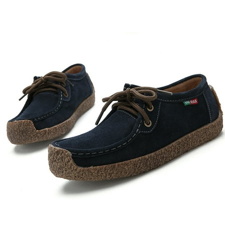 

Women‘s Lace Up Flat Loafers Casual & Comfort Faux Leather Shoes Women‘s Footwear