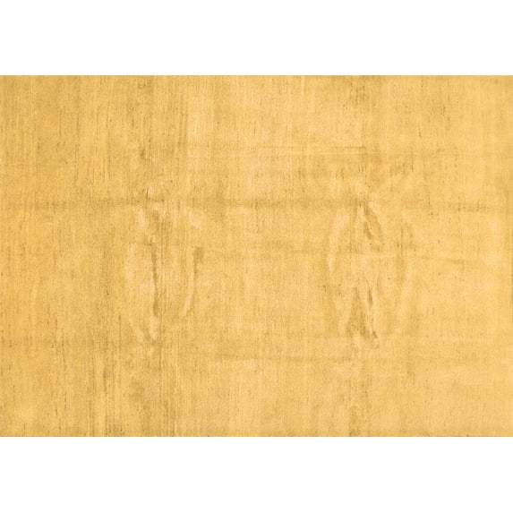 Ahgly Company Indoor Rectangle Solid Brown Modern Area Rugs, 2' x 3'