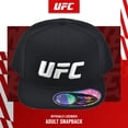 thumbnail image 2 of Gorra de Béisbol UFC 6 Paneles para Adultos con Ajuste Snapback Negra, 2 of 6