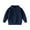 Navy, variant on Boys Quarter-Zip Pullover Tops Long Sleeve Polo Shirt School Uniform Shirt