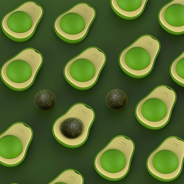 Aguacate Catnip Ball 360 Rotación Saludable Natural Catnip Menta Gatos Juguetes 1 Ndcxsfigh Libre de BPA