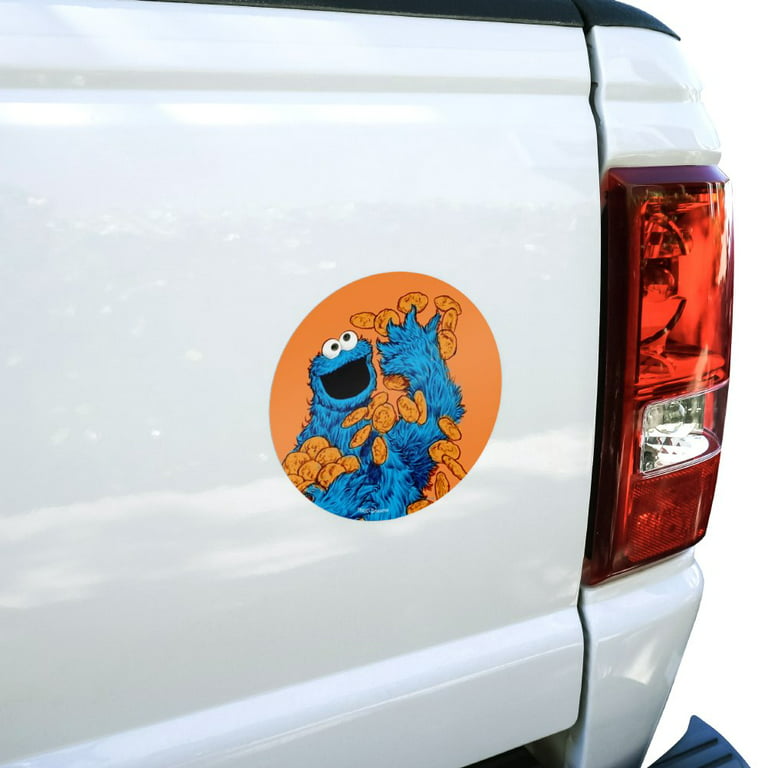 Monster Truck Cartoon Auto Car Bumper Sticker Decal