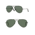 thumbnail image 2 of Ray-Ban Unisex RB3025 Classic Aviator Sunglasses, 58mm, 2 of 2
