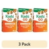 (3 pack) Kashi GO Peanut Butter Crunch Breakfast Cereal, Fiber Cereal, Family Size, 21 oz