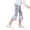 Grey, variant on Toddler & Girls Lace Trim Flare Capris, Elastic Waist Sheer Mesh Ruffle Bottom Casual Pants
