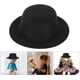 thumbnail image 4 of Mini sombreros de copa de fieltro DIY Sombreros de copa de fieltro negro Sombreros formales en miniatura para manualidades DIY Adornos de muñeco de nieve, 4 piezas (negro), 4 of 5