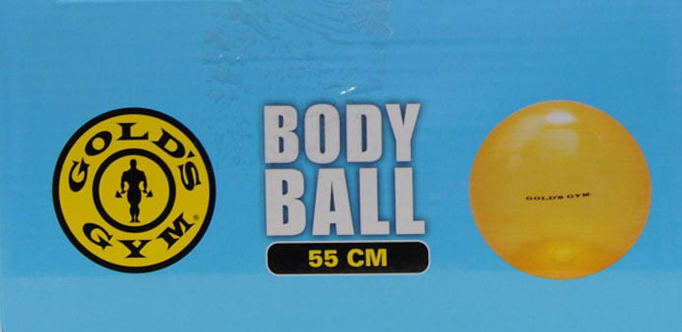 Gold's Gym 55cm Inflatable Body Fitness Exercise Ball