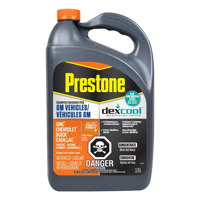 Prestone Dexcool Antifreeze + Coolant Concentrate 3.89L