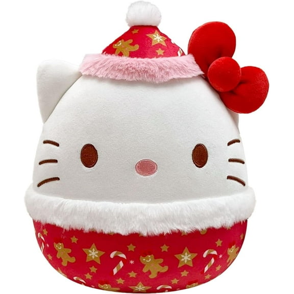 Squishmallows 8" Hello Kitty Gingerbread Print