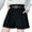 Black, variant on Aayomet High Super Waist Pleated Casual Corduroy Shorts Soft Loose Pocket Wide Women's Summer Leg Pants,Black L