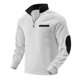 thumbnail image 2 of Ceisia Men's Regular-Fit Stand-Collar Half-Zip Color-Accents Polyester Pullover Gift, 2 of 9
