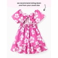 thumbnail image 2 of Vestido Disney Stitch con estampado floral rosa intenso para niñas de 11 a 12 años, 2 of 6