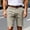Gray, variant on Pjgvf Men's Shorts Pocket Shorts Solid Color Casual Comfy Loose Fit Party Work Pants Army Green L