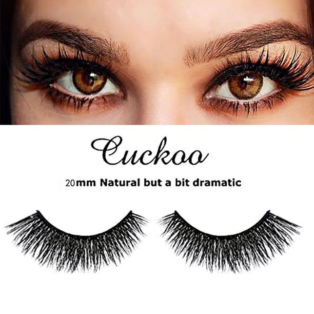 Fiudx Ofertas Y Liquidación 5 Pares De Pestañas Postizas Naturales Maquillaje Natural Falso Grueso Negro