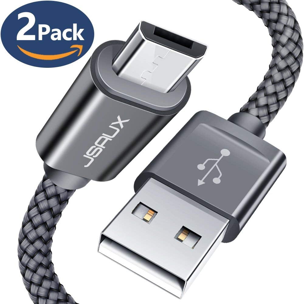 Micro USB Cable Android, (2Pack 6.6FT) Micro USB to USB A High Speed