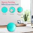 thumbnail image 5 of Small Exercise Ball, 9 Inch Mini Pilates Ball, Anti Burst and Slip Resistant Mini Yoga Ball for Stability, Fitness, Physical Therapy, Stretching & Core Strength Workout at Home Gym & Office, 5 of 6