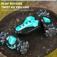 thumbnail image 6 of Gesture RC Cars, Hand Controlled Stunt Car for 6-12 yr Kids, 2.4GHz Gesture Sensor Remote Control Cars, 4WD Double Sided Stunt RC Twist Car with Light Music for Boys Girls Birthday Xmas Gift, 6 of 8