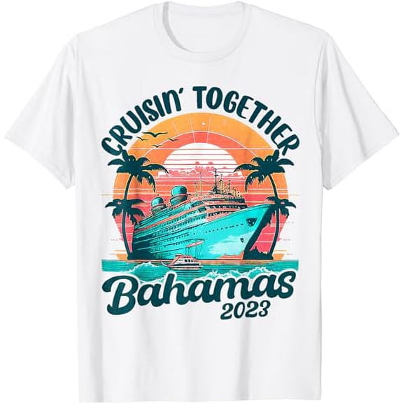 Bahamas Cruise 2023 Family Friends Group Vacation Matching T-Shirt