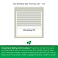 thumbnail image 3 of CALYX INTERIORS Cellular Honeycomb Shade, Light Filtering, Cordless, 3/8" Single Cell, 23"W x 60"H, White, 3 of 8