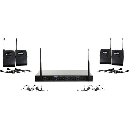 UPC: 0747705003089 | Gemini Uhf-04hl-s1234 Uhf-04hl 4-channel Headset/lavalier Microphone System