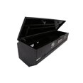 thumbnail image 4 of Dee Zee Tool Box DZ8556B Red Label; Chest; Single Lid; Diamond Tread; Black Gloss Powder Coated Aluminum; 8.9 Cubic Foot Capacity; Slanted Base, 4 of 10