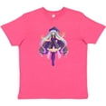 thumbnail image 3 of Inktastic Beautiful Purple Anime Witch Youth T-Shirt, 3 of 5