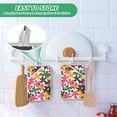 thumbnail image 4 of Yayeee Pot Holders Kitchen Heat Resistant with Pocket 7"x9.8" Cotton Oven Cooking Hot Pads, Pink Floral Blooms, 4 of 7