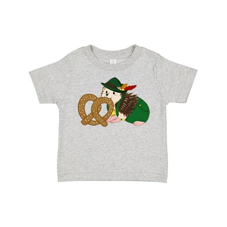 

Inktastic Cute Hedgehog with Pretzel Gift Toddler Boy or Toddler Girl T-Shirt
