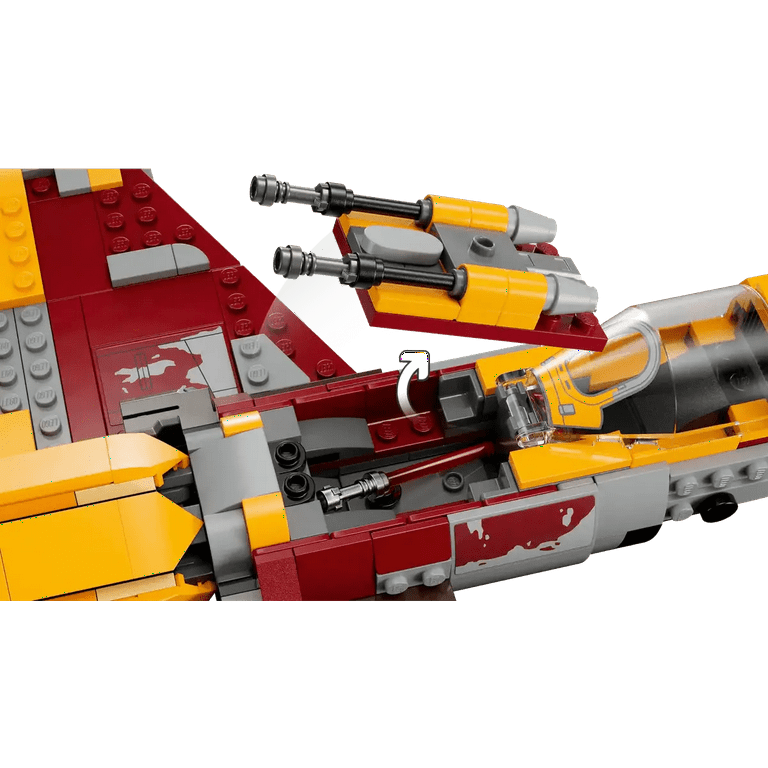 Lego Star Wars Republic E-Wing vs Shin Hati's Starfighter Building