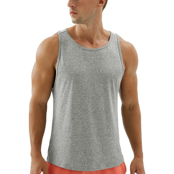 icyzone Workout Tank Tops for Men - Running Muscle Tank Athletic Shirts